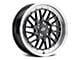 MACH Performance MP.42 Glossy Black Machined Wheel; 17x7.5 (11-23 AWD Charger)