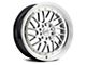 MACH Performance MP.42 Hyper Silver Machined Wheel; 17x7.5 (11-23 AWD Charger)