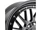 MACH Performance MP.42 Metallic Black Wheel; 17x7.5 (11-23 AWD Charger)