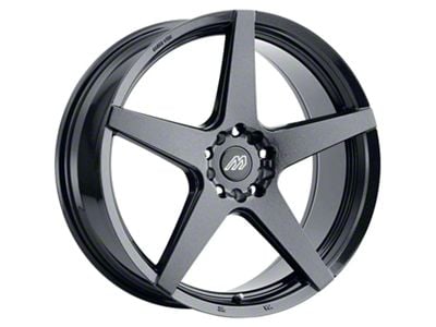 MACH Performance MP.52 Metallic Black Wheel; 20x8.5 (11-23 AWD Charger)
