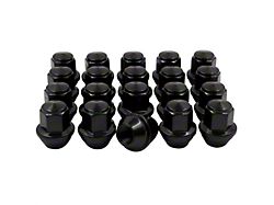 Black OEM Style Lug Nuts; 13/16-Inch; Set of 20 (21-25 Mustang Mach-E)