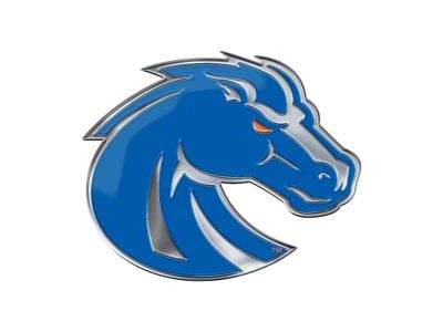 Boise State University Embossed Emblem; Blue (Universal; Some Adaptation May Be Required)