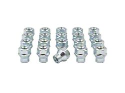 Bright Zinc OE ET Bulge Acorn Lug Nut Kit; 14mm x 1.5; Set of 20 (21-25 Mustang Mach-E)