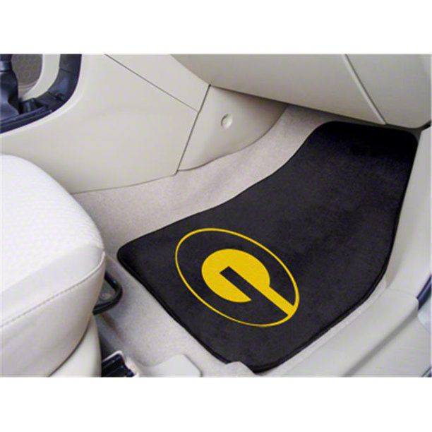 Mach E Carpet Front Floor Mats With Grambling University Logo Black