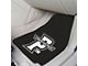 Carpet Front Floor Mats with Providence College Logo; Black (Universal; Some Adaptation May Be Required)