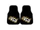 Carpet Front Floor Mats with VCU University Logo; Black (Universal; Some Adaptation May Be Required)