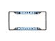 License Plate Frame with Dallas Mavericks Logo; Chrome (Universal; Some Adaptation May Be Required)