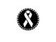 Lung Cancer Ribbon Rated Badge (Universal; Some Adaptation May Be Required)