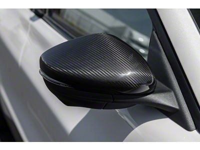 Mirror Covers; Carbon Fiber (21-25 Mustang Mach-E)