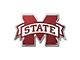 Mississippi State University Embossed Emblem; Maroon (Universal; Some Adaptation May Be Required)