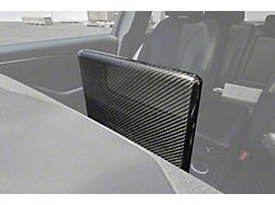 Navigation Monitor Cover; Carbon Fiber (21-25 Mustang Mach-E)