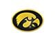 University of Iowa Embossed Emblem; Gold and Black (Universal; Some Adaptation May Be Required)