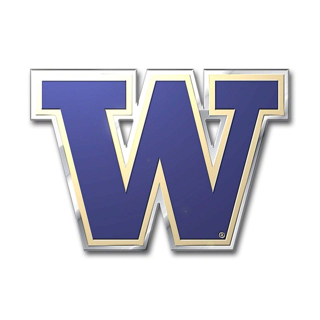 Mach-E University of Washington Embossed Emblem; Purple (Universal ...