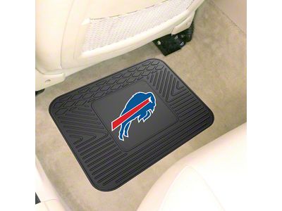 Utility Mat with Buffalo Bills Logo; Black (Universal; Some Adaptation May Be Required)