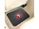 Utility Mat with San Francisco 49ers Logo; Black (Universal; Some Adaptation May Be Required)