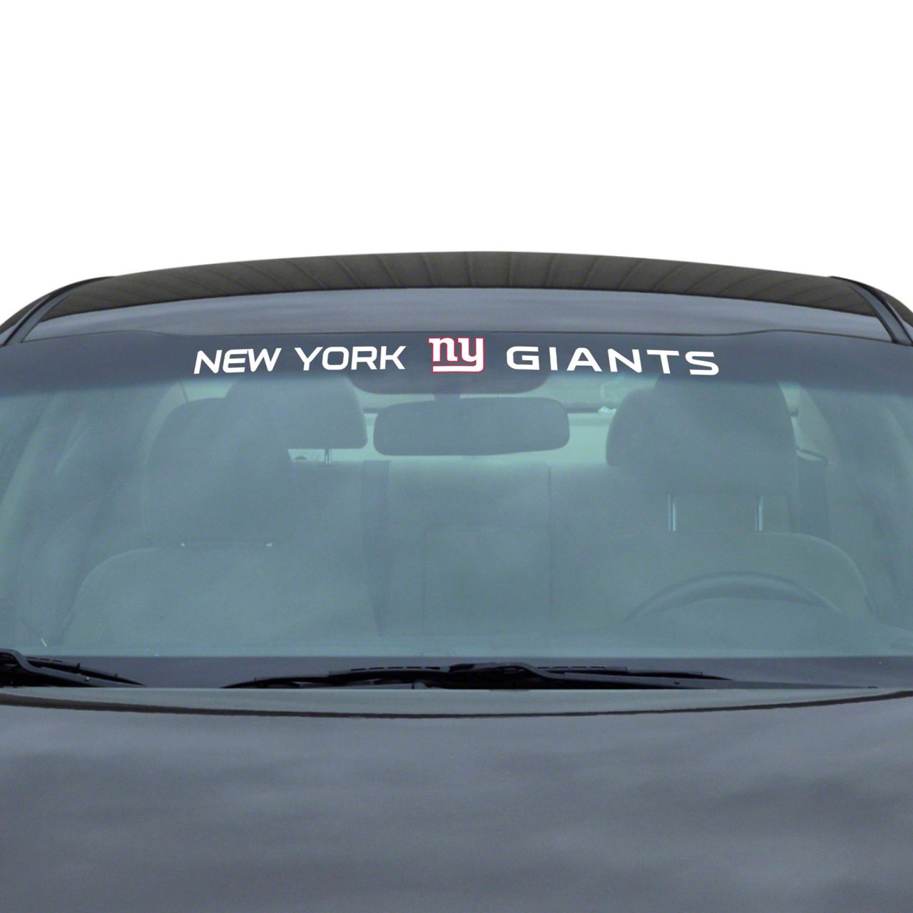 Mach-E Windshield Decal with New York Giants Logo; White (Universal ...