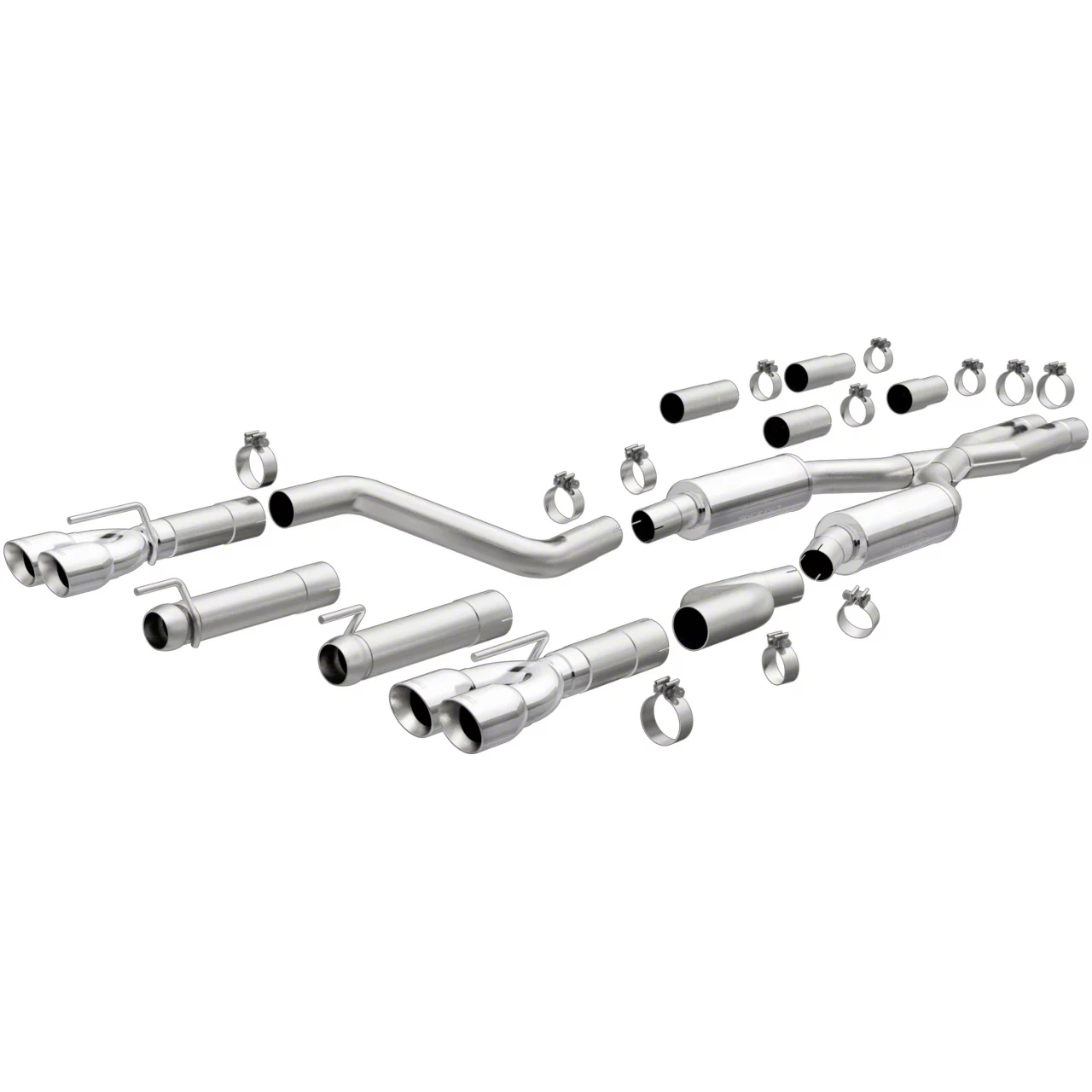 Magnaflow Competition Series Cat-Back Exhaust System with Polished Quad Round Tips