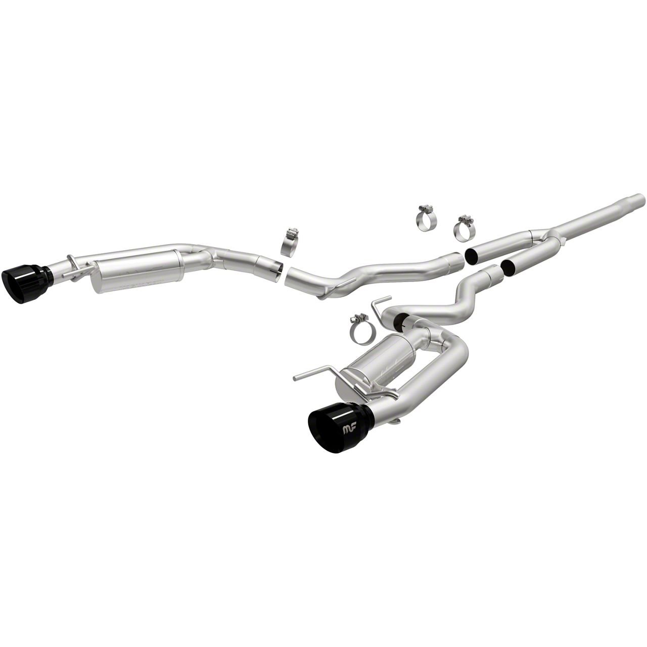 Magnaflow Mustang Competition Series Cat-Back Exhaust System with Black ...