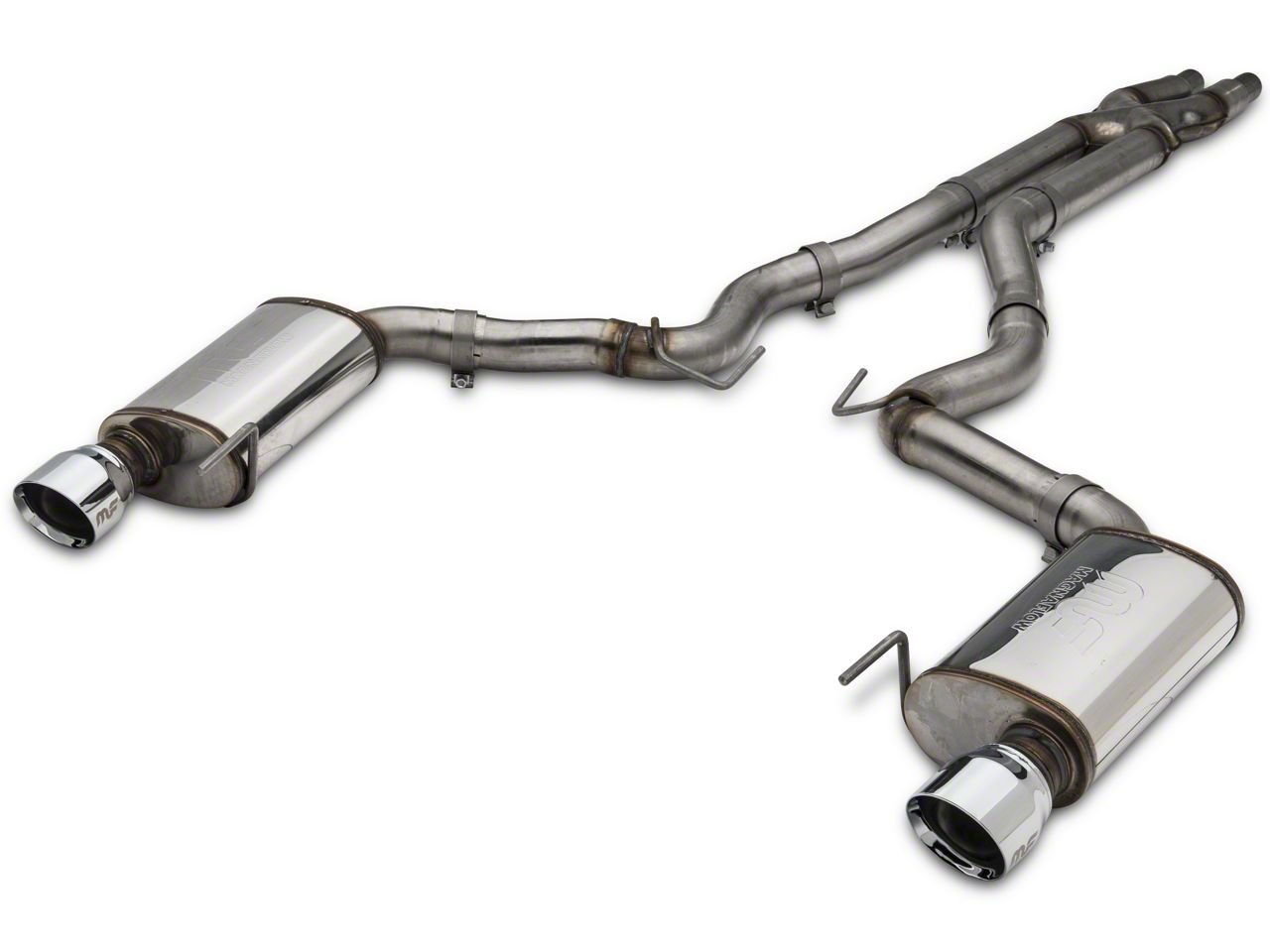 Magnaflow Mustang Street Series Cat-Back Exhaust with Polished Tips ...