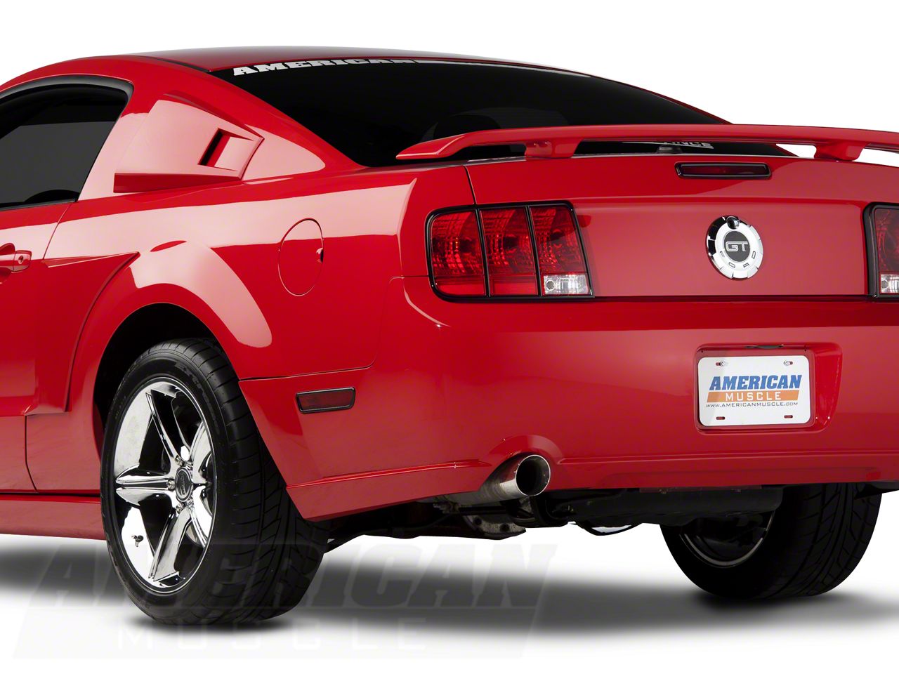 SpeedForm Mustang Quarter Light Trim; Black 52005 (05-09 Mustang ...