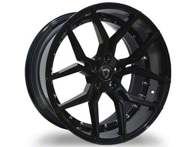 Marquee Wheels M1000 Gloss Black Wheel; 20x9; 33mm Offset (06-10 RWD Charger)