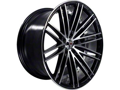 Marquee Wheels M3246 Gloss Black Machined Wheel; 20x10.5; 15mm Offset (06-10 RWD Charger)