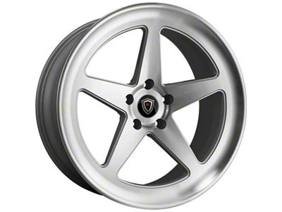 Marquee Wheels M9535 Silver Machined Wheel; 20x9; 15mm Offset (06-10 RWD Charger)