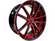 Marquee Wheels M3197 Gloss Black with Red Face Wheel; 20x8.5 (11-23 RWD Charger)