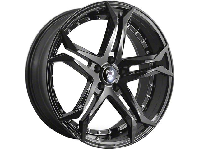 Marquee Wheels M3284 Gloss Black Wheel; Rear Only; 20x10.5 (11-23 RWD Charger)