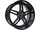 Marquee Wheels M5329 Gloss Black Milled Wheel; 20x9 (11-23 RWD Charger, Excluding SRT Hellcat)
