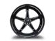 Marquee Wheels M5330A Gloss Black Machined Wheel; 20x9 (11-23 RWD Charger, Excluding SRT Hellcat)