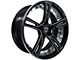 Marquee Wheels MDR3247 Gloss Black Milled Wheel; Rear Only; 20x10.5 (11-23 RWD Charger)