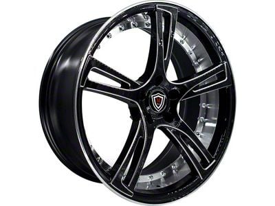Marquee Wheels MDR3247 Gloss Black Milled Wheel; 20x9 (11-23 RWD Charger)