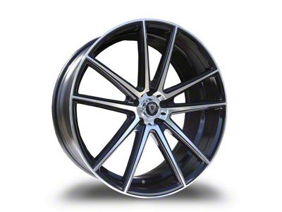 Marquee Wheels M3197 Gloss Black Machined Wheel; 22x9; 15mm Offset (06-10 RWD Charger)