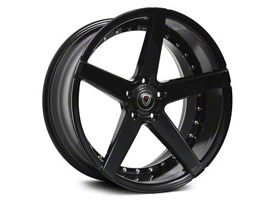 Marquee Wheels M3226 Gloss Black Wheel; Rear Only; 22x10.5; 20mm Offset (06-10 RWD Charger)