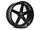 Marquee Wheels M3226 Gloss Black Wheel; Rear Only; 22x10.5 (06-10 RWD Charger)