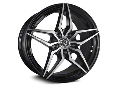 Marquee Wheels M3259 Gloss Black Machined Wheel; 18x8; 25mm Offset (06-10 RWD Charger)