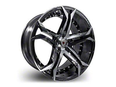 Marquee Wheels M3284 Gloss Black Machined Wheel; 20x9 (06-10 RWD Charger)