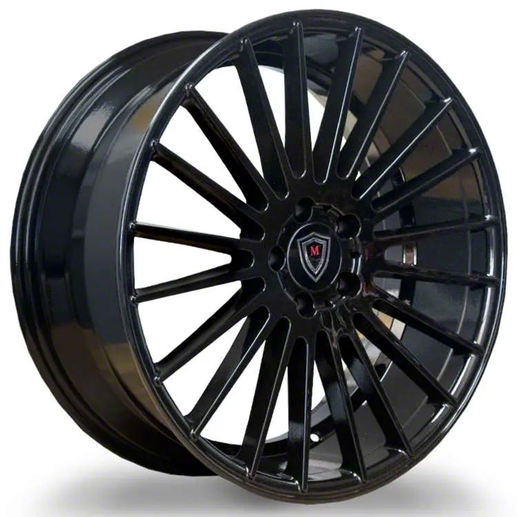 Marquee Wheels Camaro M704 Gloss Black Wheel; Rear Only; 20x10 ...