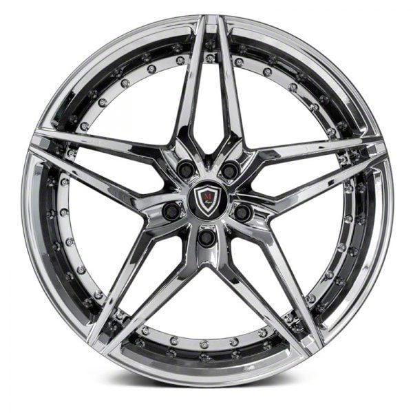 Marquee Wheels Challenger M3259 Chrome Wheel; 20x9; 15mm Offset ...