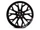Marquee Wheels M1004 Gloss Black with Red Milled Accents Wheel; 20x9 (11-23 RWD Charger, Excluding Widebody)