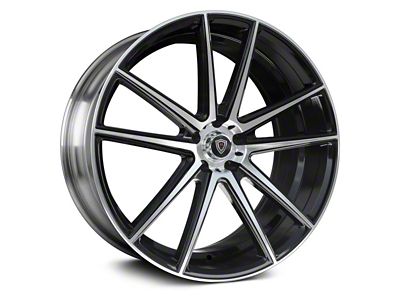 Marquee Wheels M3197 Gloss Black Machined Wheel; 22x9 (11-23 RWD Charger, Excluding Widebody)