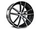 Marquee Wheels M3197 Gloss Black Machined Wheel; 22x9 (11-23 RWD Charger, Excluding Widebody)