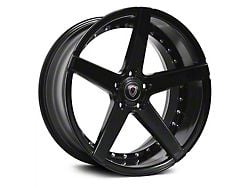 Marquee Wheels M3226 Gloss Black Wheel; 22x9; 15mm Offset (11-23 RWD Charger, Excluding Widebody)