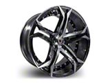 Marquee Wheels M3284 Gloss Black Machined Wheel; 20x9 (11-23 RWD Charger, Excluding Widebody)