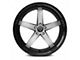 Marquee Wheels M5330 Gloss Black Machined Wheel; 20x9 (11-23 RWD Charger, Excluding Widebody)