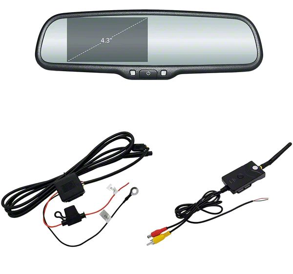 Master Tailgaters Charger 4.30-Inch Auto Adjusting Brightness LCD Rear ...