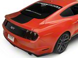 SEC10 Rear Decklid Accent Decal; Matte Black (15-23 Mustang)