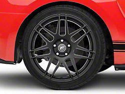 Forgestar F14 Monoblock Matte Black Wheel; Rear Only; 19x11; 56mm Offset (15-23 Mustang GT, EcoBoost, V6)