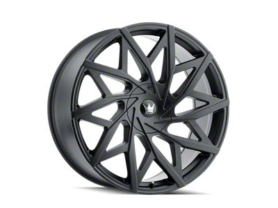 Mazzi Big Easy Matte Black Wheel; 20x8.5; 35mm Offset (05-09 Mustang)